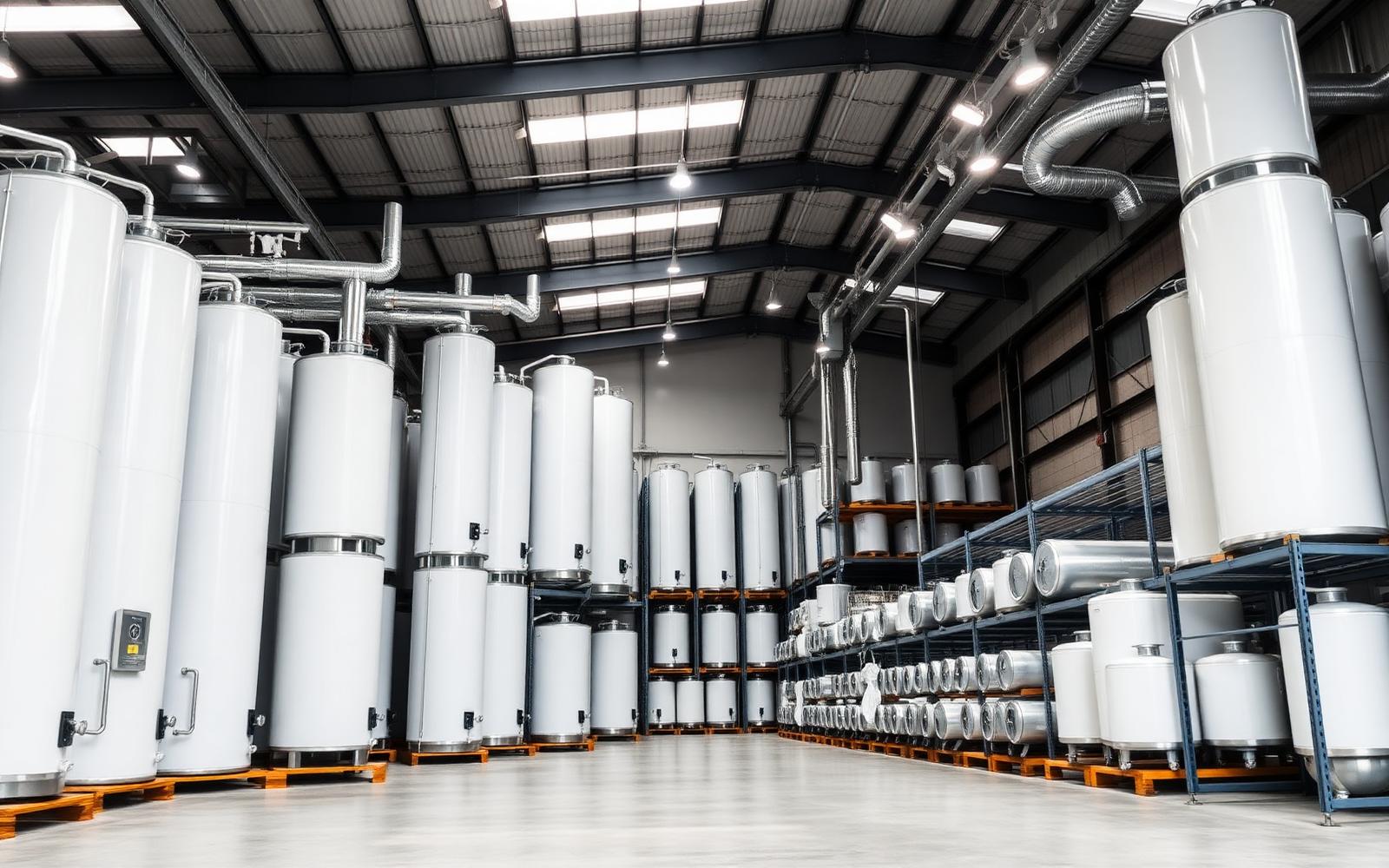SME water heater warehouse in Dubai